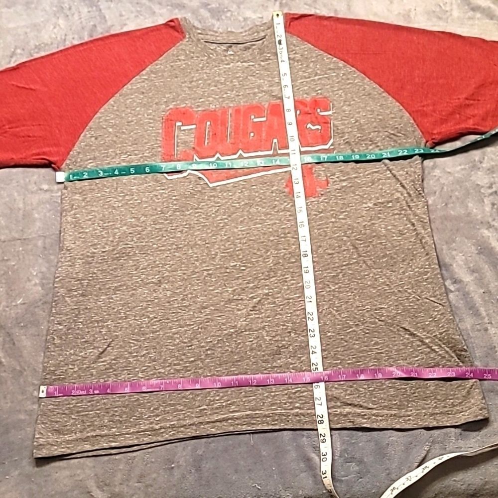 0497. Cougars ~ Washington State University ~ B-ball T-shirt ~XL